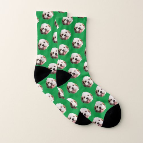 Personalized Pet Photo Christmas Present Socks