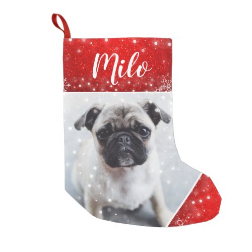 Personalized Pet Photo Christmas Stocking