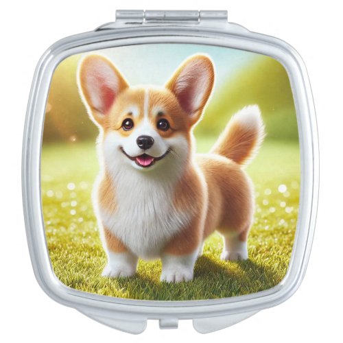 Personalized Pet Photo Compact Mirror