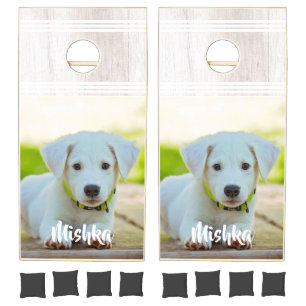 Personalized Pet Photo Custom Cornhole Set