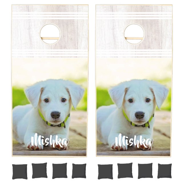 Personalized Pet Photo Custom Cornhole Set (Set)