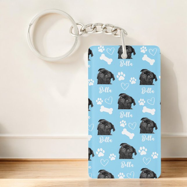 Personalized Pet Photo Dog Lover Instagram Keychain (Creator Uploaded)