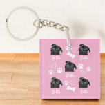 Personalized Pet Photo Dog Lover Instagram Keychain<br><div class="desc">This "Personalized Pet Photo Dog Lover Instagram Keychain" is the perfect accessory for pet enthusiasts. Showcase your love for your furry friend by uploading a favorite photo, framed in an Instagram-style design. Compact and stylish, this keychain allows you to carry a cherished memory wherever you go. Personalize it with your...</div>