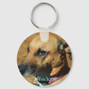 Personalized Pet Photo Dog Lover Keepsake Keychain