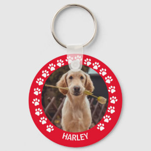 Personalized Pet Photo Dog Lover Keepsake Keychain