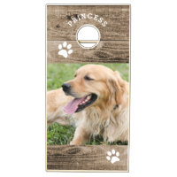 Dog Photo Name Personalized Custom Cornhole Bags