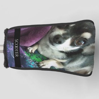 Personalized Pet Photo Golf Head Cover by TheHopefulRomantic at Zazzle
