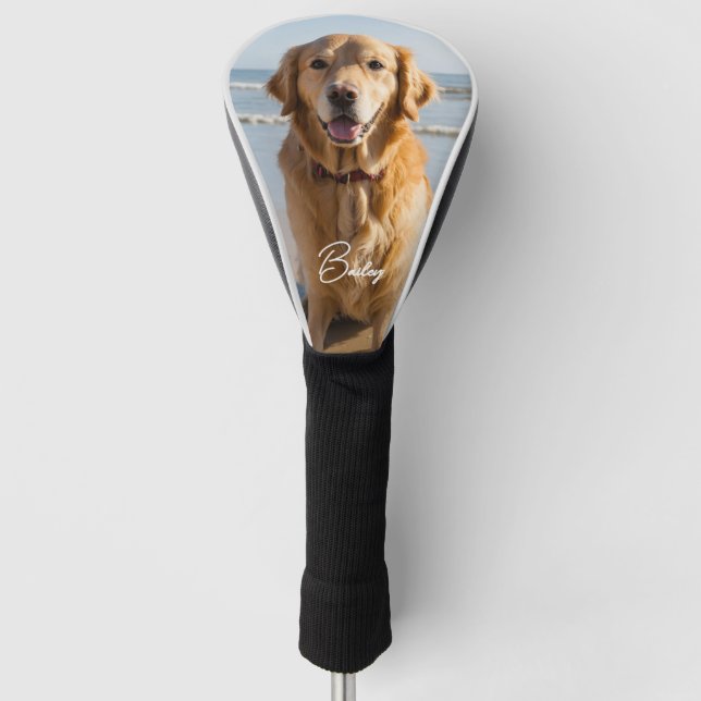 Personalized Pet Photo  Golf Head Cover (Front)