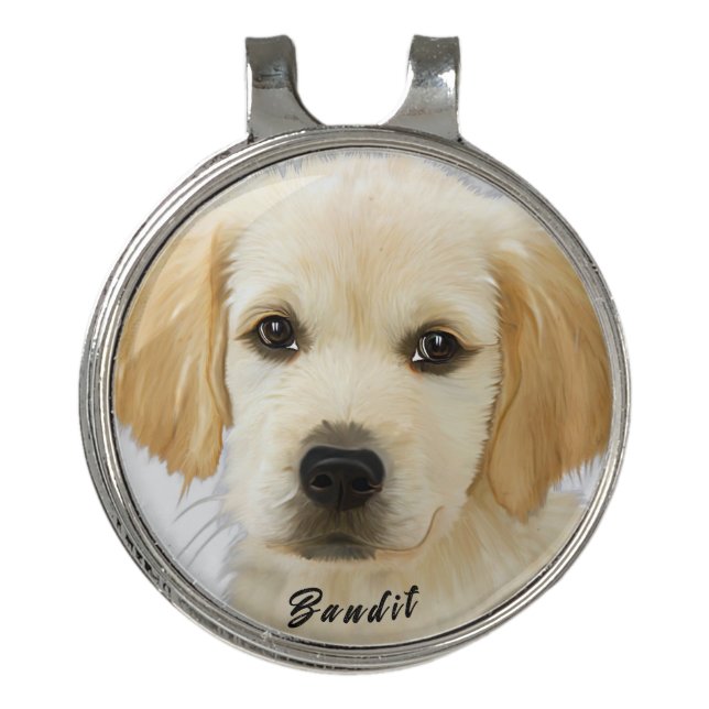 Personalized Pet Photo Golf Marker | Hat Clip (Front)