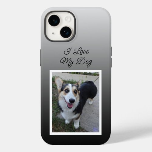 Personalized Pet Photo I Love my Dog   Case_Mate iPhone 14 Case