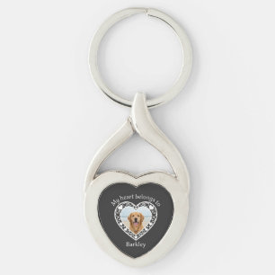 Personalized Pet Photo Keepsake Dog Lover Keychain