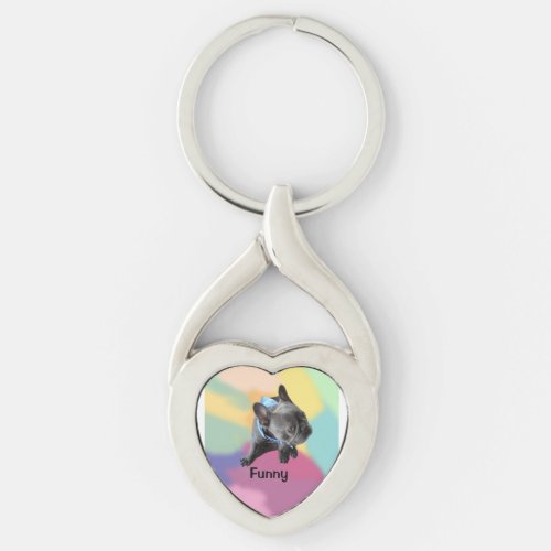 Personalized Pet Photo Keepsake Dog Lover Keychain