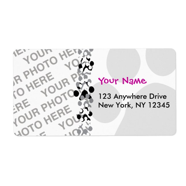 Personalized Pet Photo Label (Front)