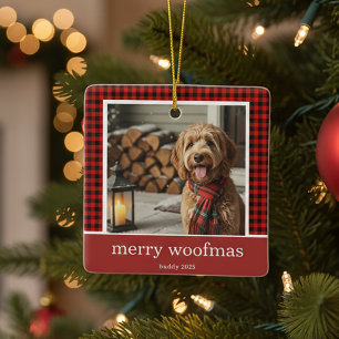 Personalized Pet Photo Ornaments & Holiday Pet Gif