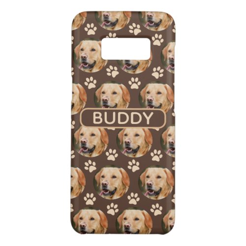 Personalized Pet Photo Pattern Dog Name Case_Mate Samsung Galaxy S8 Case