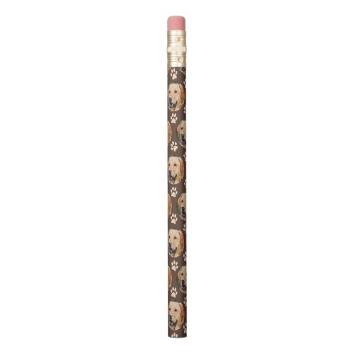 Personalized Pet Photo Pattern Dog Pencil