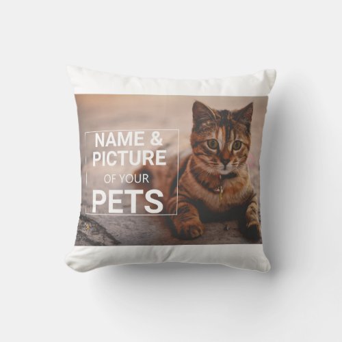 Personalized Pet Photo Pillow _ Pet Pillow