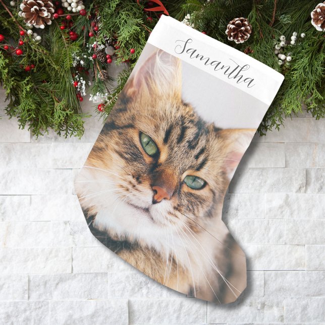 Personalized Pet Photo Small Christmas Stocking (Creator Uploaded)