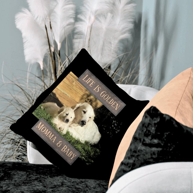 Personalized Pet Photo  Throw Pillow (Creator Uploaded)