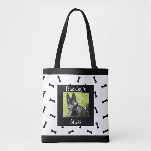Personalized Pet Photo Tote Bag (Front)