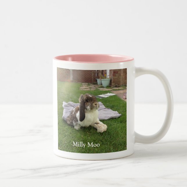  Personalized Pet Photo  Two-Tone Coffee Mug (Right)