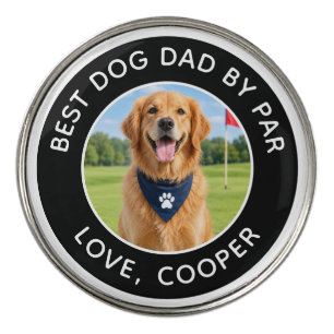 Personalized Pet Photo with Golf Ball Marker