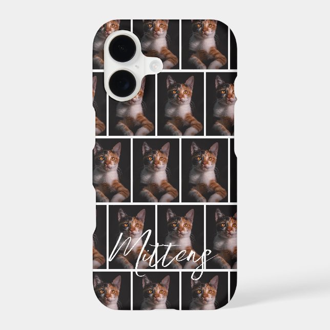 Personalized Pet Photography Pattern Case-Mate iPhone Case (Back)