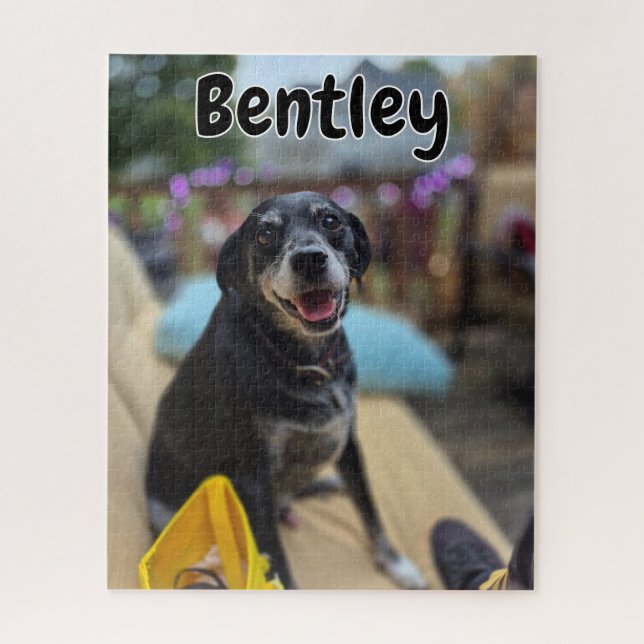 Personalized Pet Photos Template Jigsaw Puzzle (Vertical)