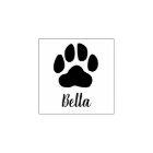 Personalized Pet Signature Paw Print Rubber Stamp