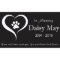 Personalized Pet Stone 6" x 10" Granite Memorial 