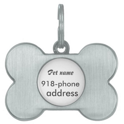 personalized pet tag 2020