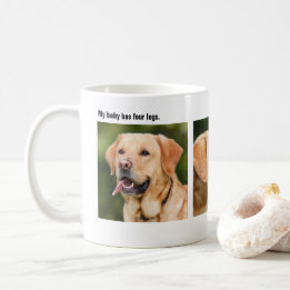 Personalized Pet Three Photo Coffee Coffee Mug
