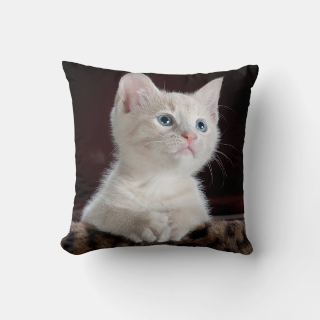 Personalized Pet Throw Pillow (Front)