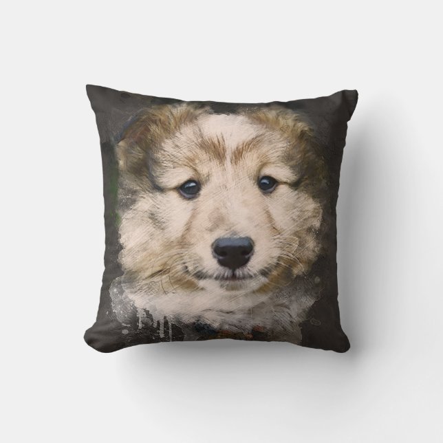 Personalized Pet Throw Pillow (Front)