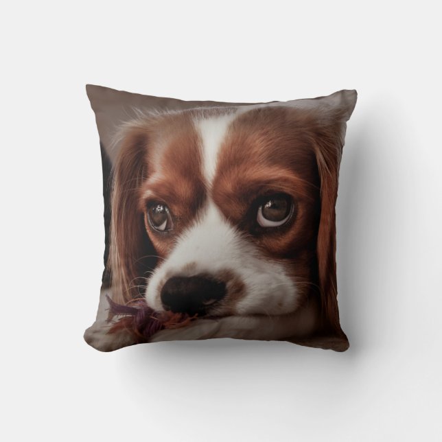 Personalized Pet Throw Pillow (Front)