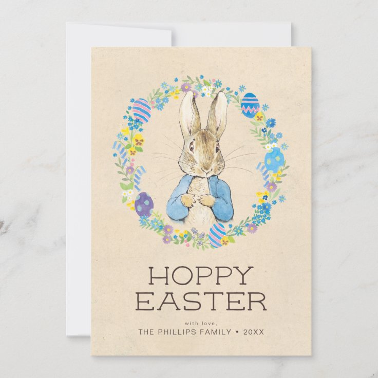 Personalized Peter Rabbit | Hoppy Easter Invitation | Zazzle