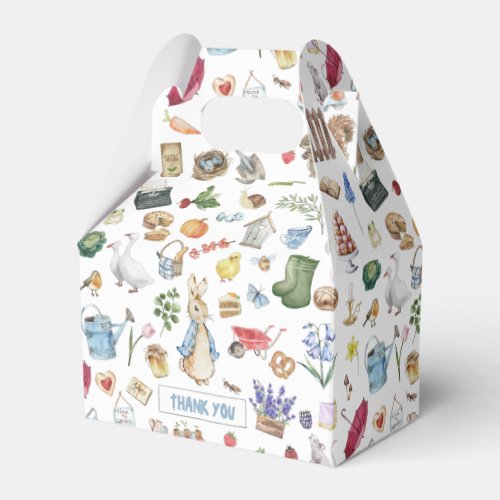 Personalized Peter the Rabbit Birthday Favor Box