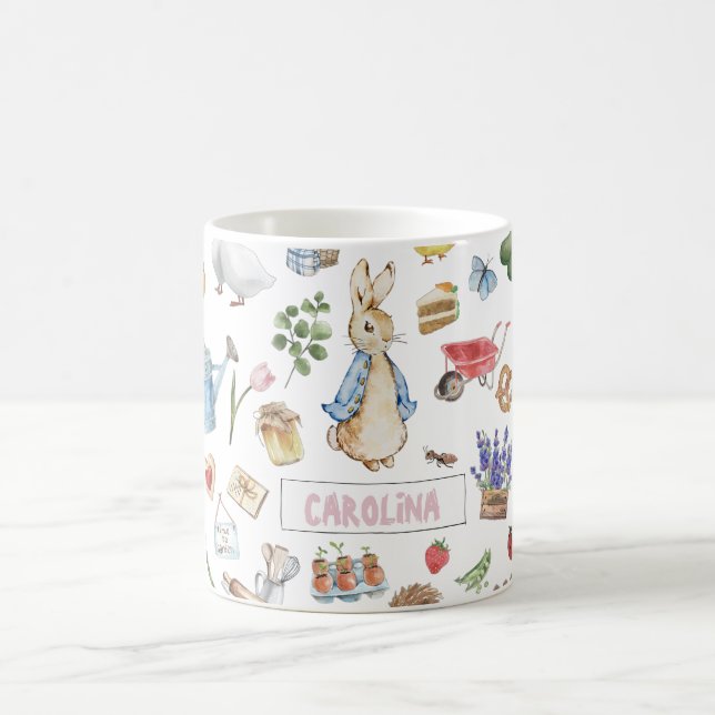 Personalized Peter the Rabbit Coffee Mug (Center)