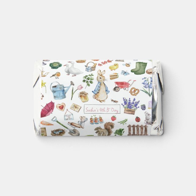 personalized peter the rabbit hershey's miniatures (Front)