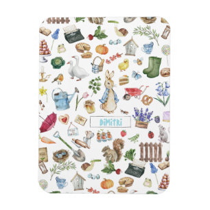 personalized peter the rabbit magnet