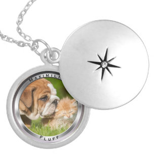 personalized pets locket necklace