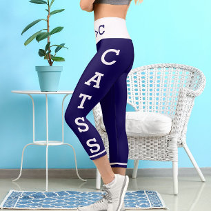 Personalized Pets Mamas Cats High Waisted Capris