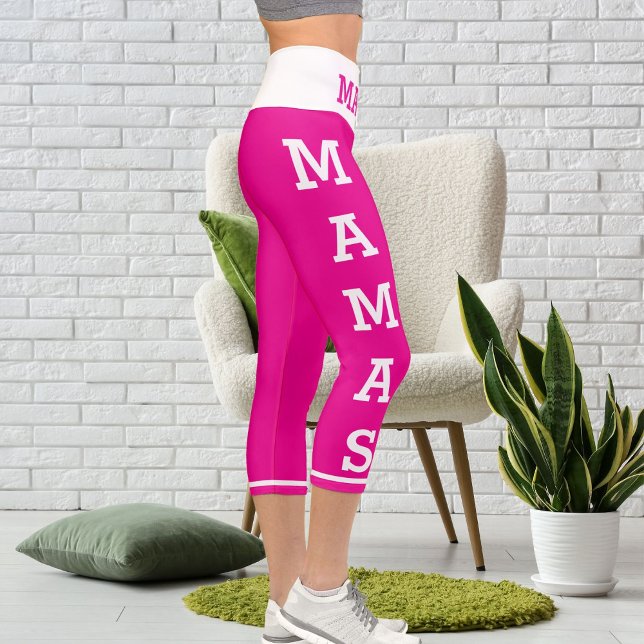 Personalized Pets Mamas Cats High Waisted Capris (Creator Uploaded)