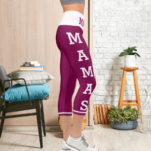 Personalized Pets Mamas Cats High Waisted Capris