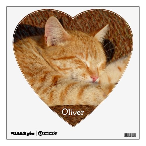 Personalized pets photo wall decal