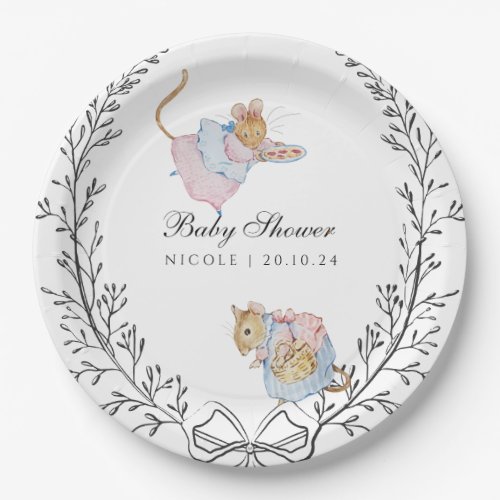 Personalized Petter Rabbit Storybook Paper Plate