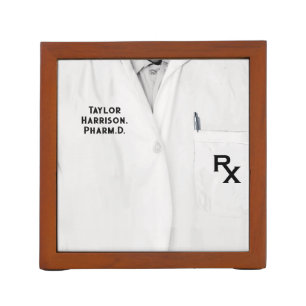 Personalized Pharmacist Gift Desk Organizer