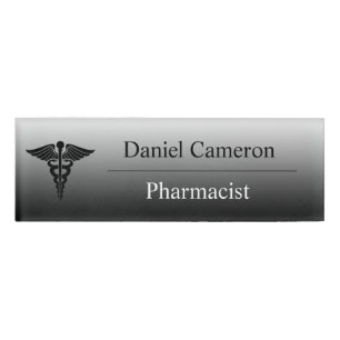 Personalized Pharmacist Name Tag