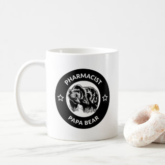 Personalized Pharmacist Papa Bear Coffee Mug