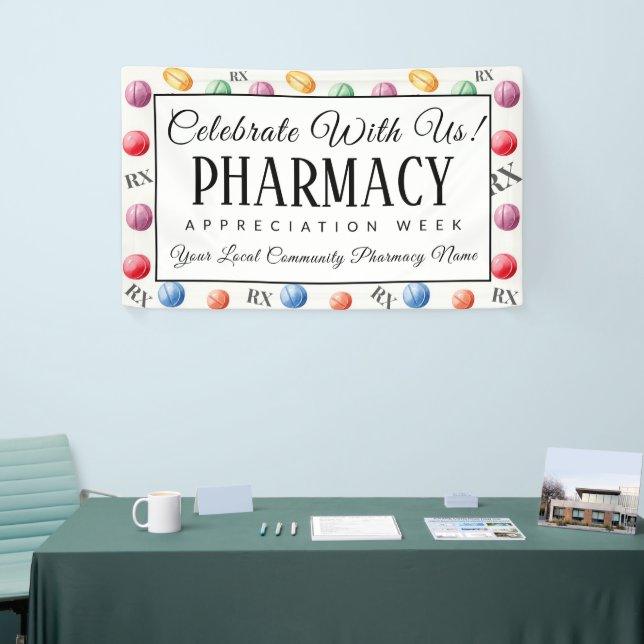Personalized Pharmacy Appreciation Week Celebrate Banner (Tradeshow)